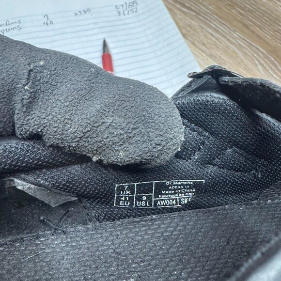 Dr. Martens Black Leather Flats with Buckle - Picture 5 of 7